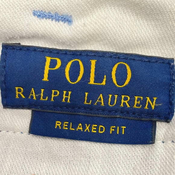 Men’s Polo Ralph Lauren Relaxed Fit Chino Shorts Size 34 Blue - Picture 3 of 4
